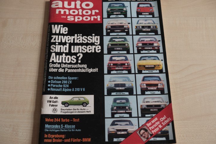 Deckblatt Auto Motor und Sport (26/1980)